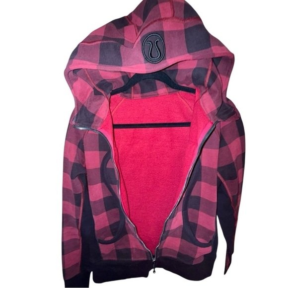 Rare ▶️ Lululemon ◀️ Scuba Jacket Sz 6 Buffalo Check  HTF - Picture 7 of 14